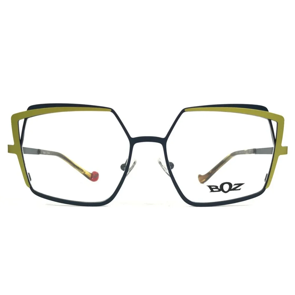 BOZ by J.F. Rey Eyeglasses Frames OCTO 2540 Matte Blue Lime Green 53-16-140